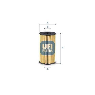 UFI 25.267.00 Oil Filter