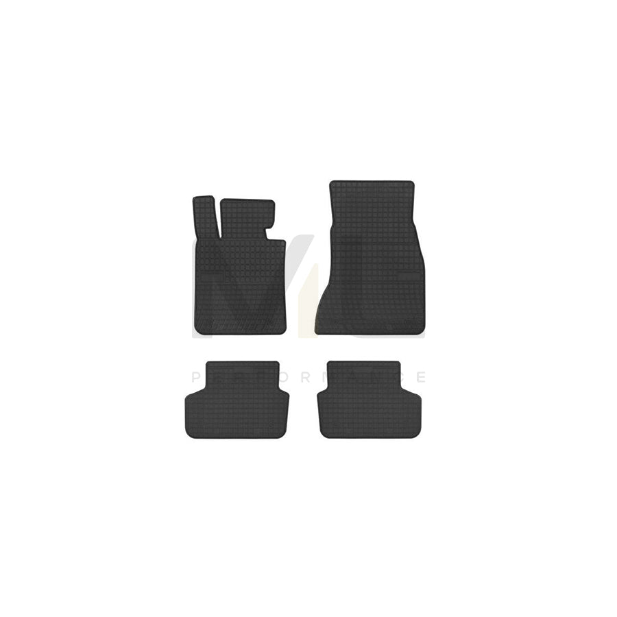 FROGUM Tailored 402089 Floor mat set Elastomer, Front and Rear, Quantity: 4, Black | ML Performance Car Parts