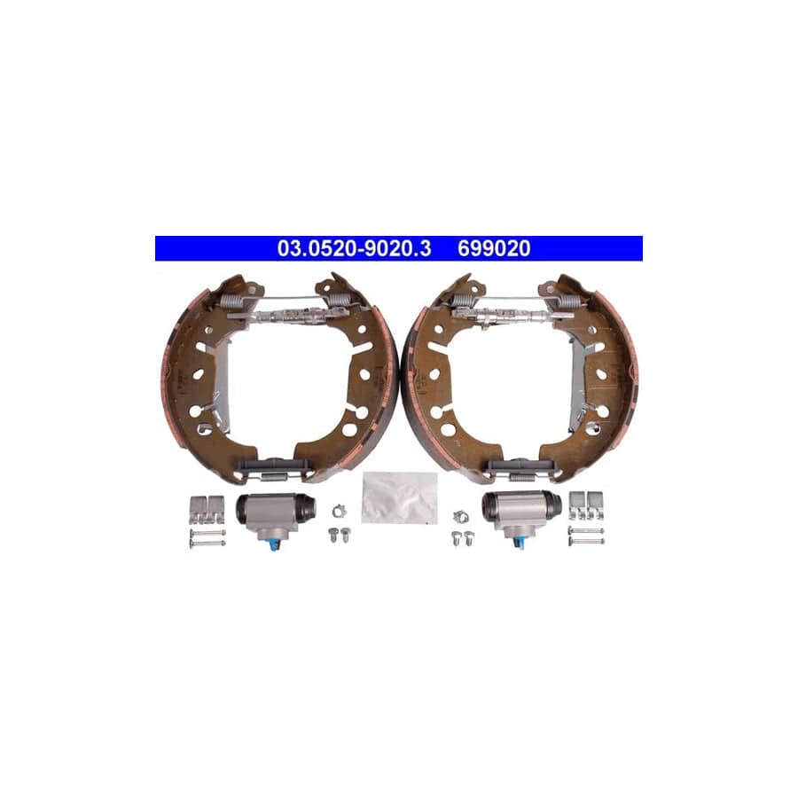 ATE Original Topkit 03.0520-9020.3 Brake Set, Drum Brakes