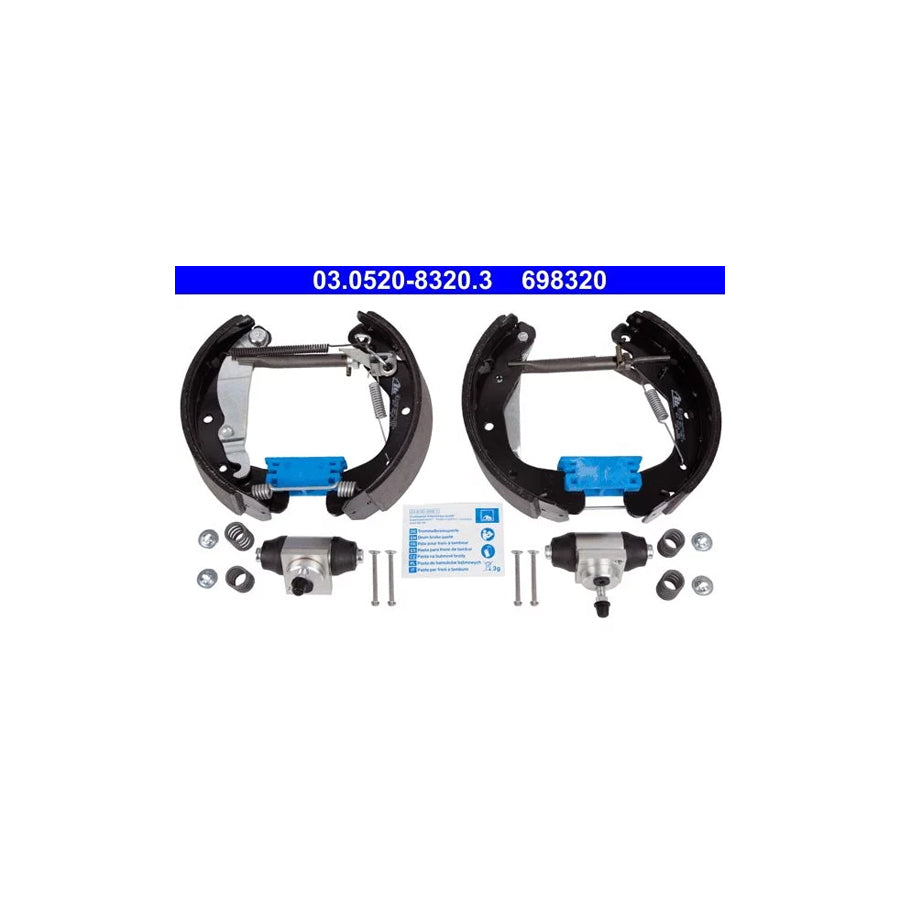 ATE Original Topkit 03.0520-8320.3 Brake Set, Drum Brakes