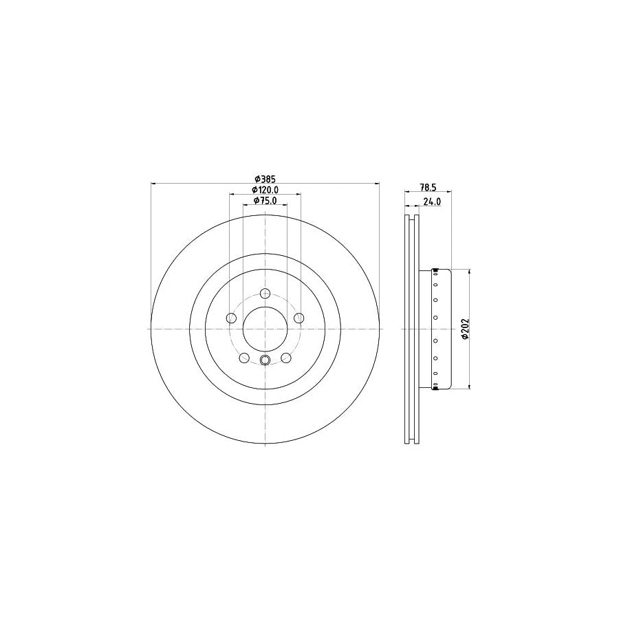 Hella 8AH 355 463-621 Brake Hose