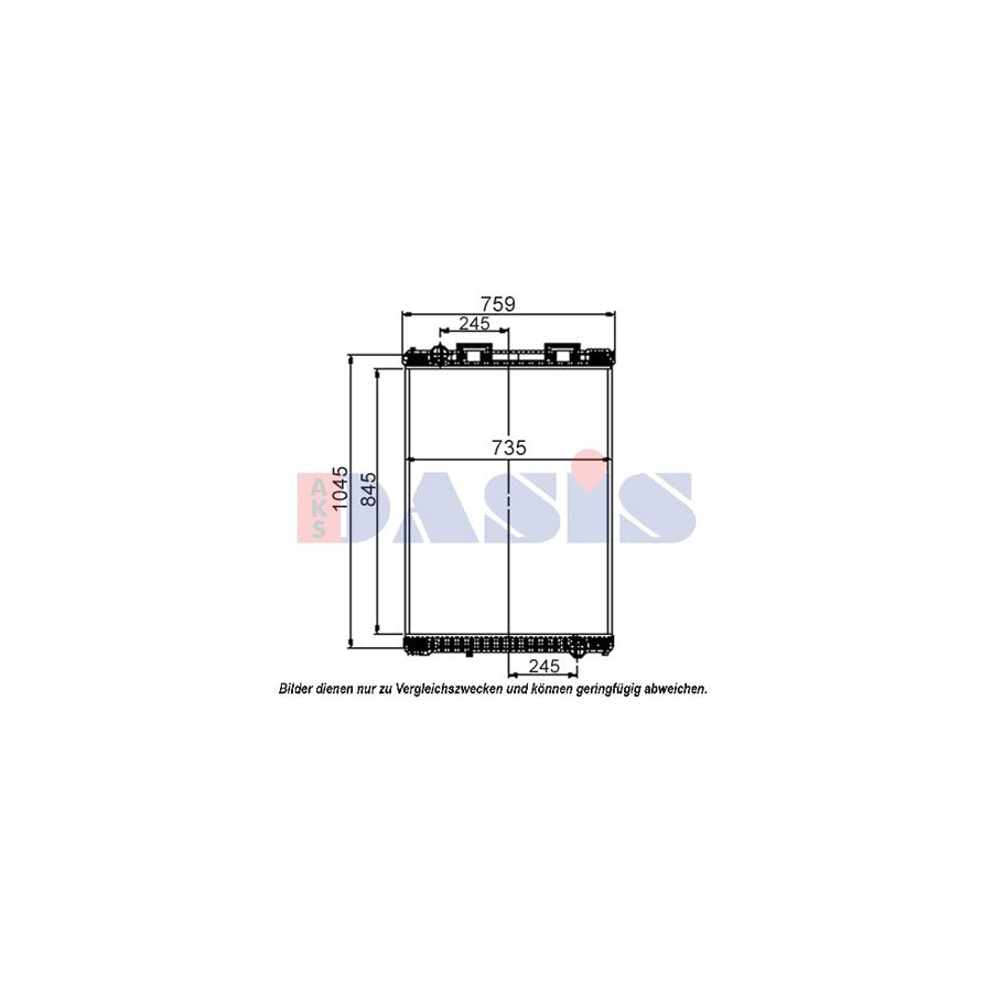 AKS Dasis 260570S Engine Radiator | ML Performance UK