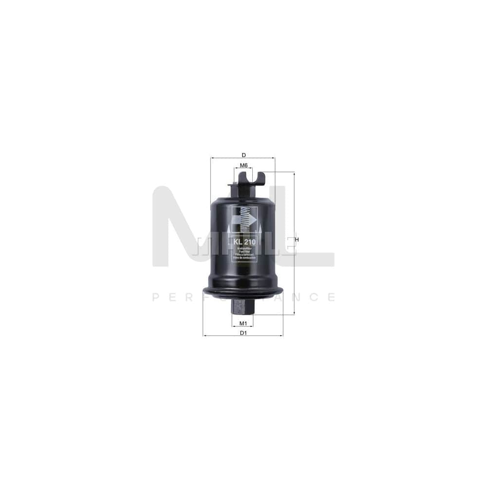 MAHLE ORIGINAL KL 210 Fuel filter In-Line Filter | ML Performance Car Parts