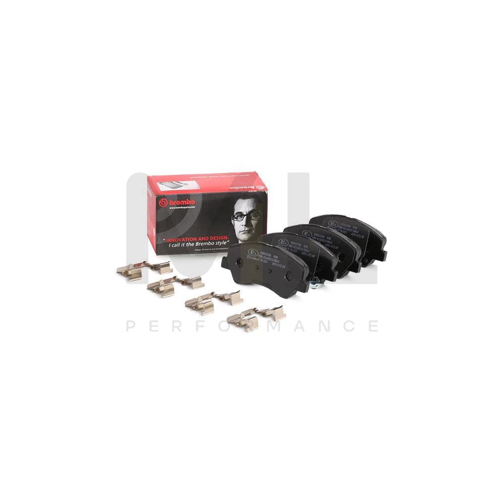 Brembo P 18 025 Brake Pad Set With Acoustic Wear Warning | ML Performance Car Parts