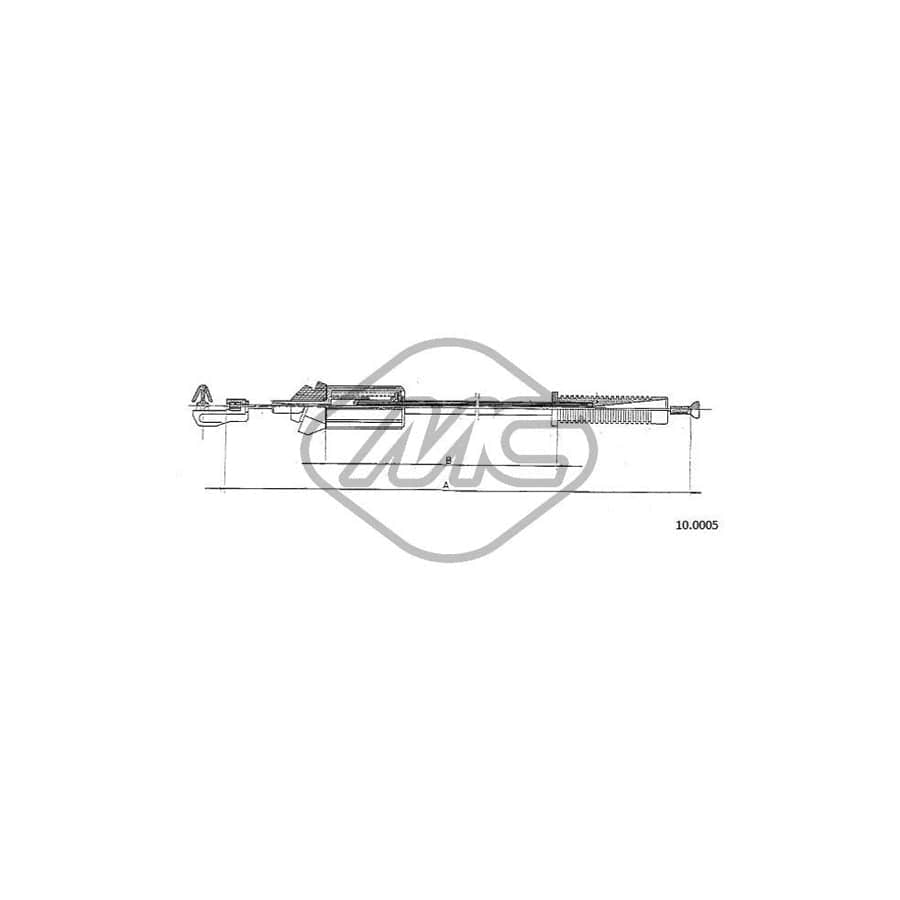 Metalcaucho 80898 Throttle Cable for CITRO?N AX | ML Performance UK Car Parts