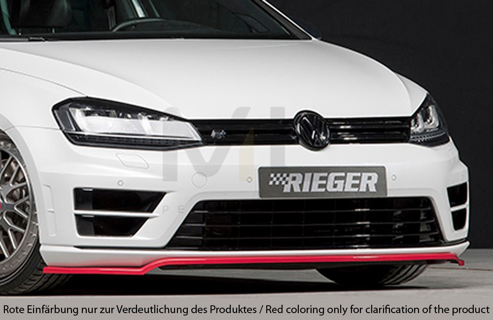 Rieger 00059566 VW Mk7 Mk7-Line Golf R Front Splitter 3 | ML Performance UK Car Parts