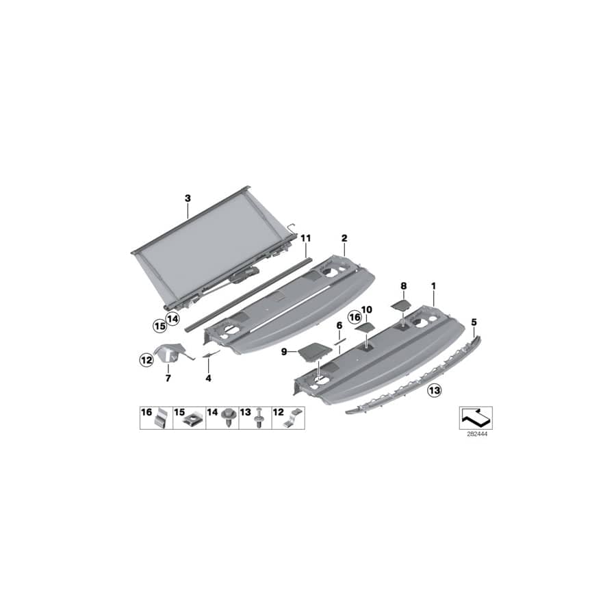 Genuine BMW 51467287008 F80 F30 Cover, Belt Outlet, Right VENETOBEIGE (Inc. 335dX, 320dX & 330i) | ML Performance UK Car Parts