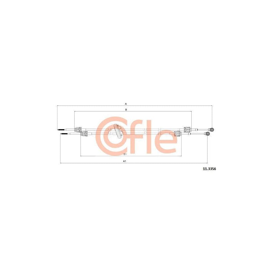 Cofle 92.11.3356 Cable, Manual Transmission