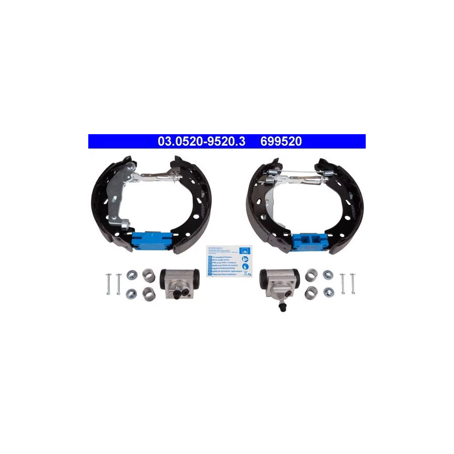 ATE Original Topkit 03.0520-9520.3 Brake Set, Drum Brakes