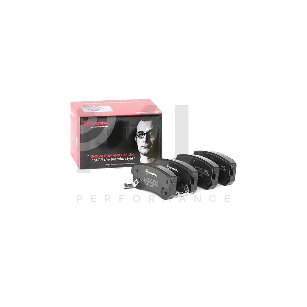 Brembo P 30 025 Brake Pad Set With Acoustic Wear Warning | ML Performance Car Parts