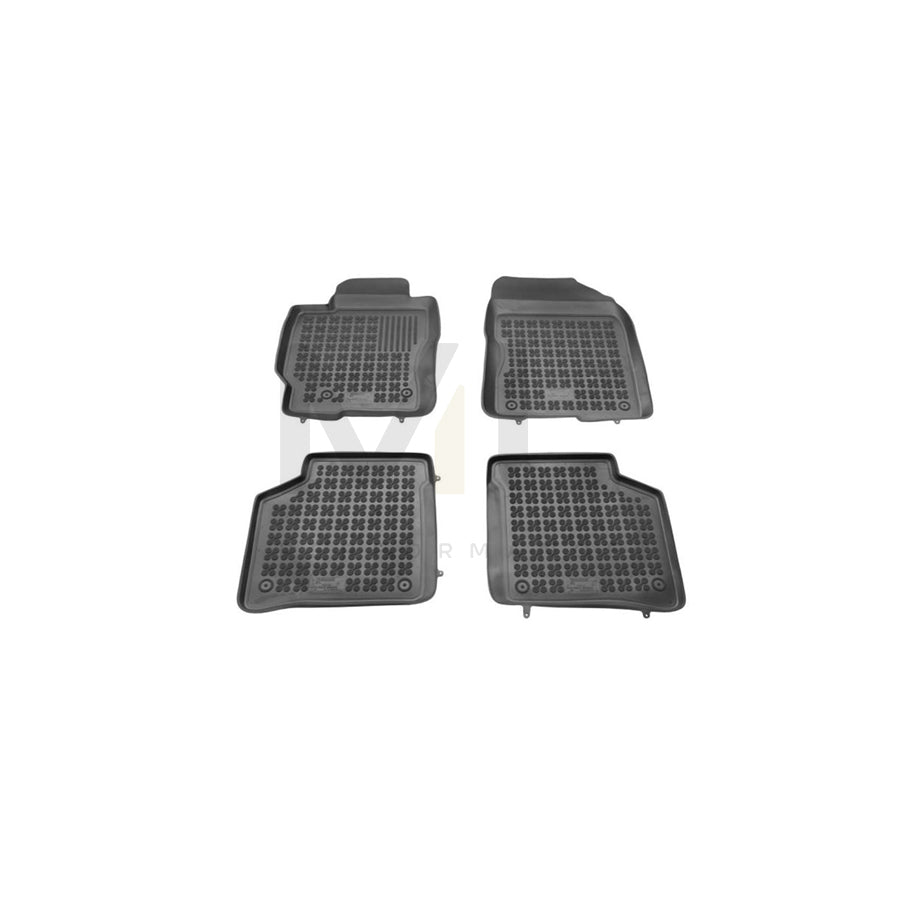 REZAW PLAST 201414 Floor mat set for TOYOTA Prius III Hatchback (XW30) Elastomer, Front and Rear, Black | ML Performance Car Parts