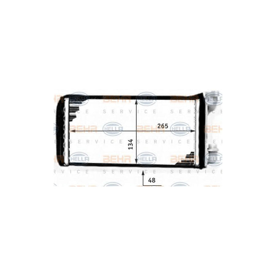 Hella 8FH 351 311-431 Heater Matrix