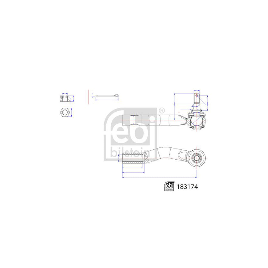 Febi Bilstein 183174 Track Rod End