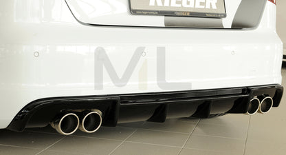 Rieger 00088142 Audi 8V A3 Rear Diffuser 6 | ML Performance UK Car Parts