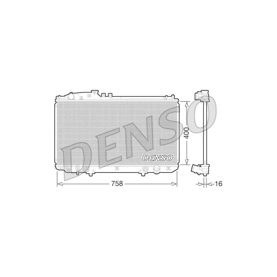 Denso DRM51009 Drm51009 Engine Radiator For Lexus Gs Ii (S16) | ML Performance UK