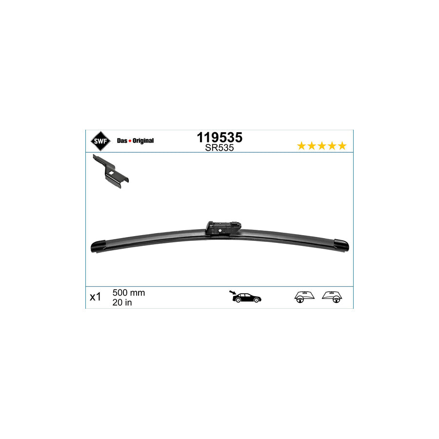 Swf 119535 Wiper Blade For Opel Insignia B Grand Sport (Z18) | ML Performance UK Car Parts