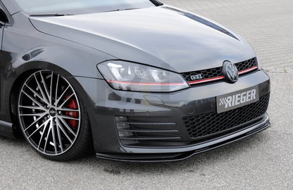 Rieger 00088099 VW Mk7 Golf Front Splitter (GTI & GTD) 5 | ML Performance UK Car Parts