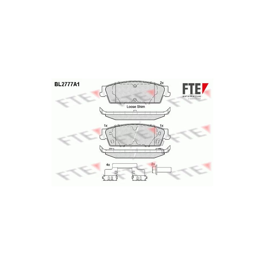 Fte BL2777A1 Brake Pad Set | ML Performance UK Car Parts