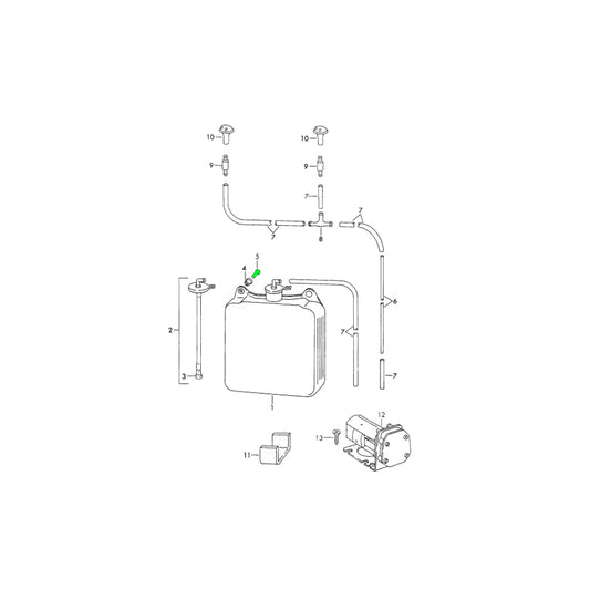 Genuine Porsche Water Tank Countersunk-Head Screw Porsche 911/912 65-67 | ML Performance UK Car Parts