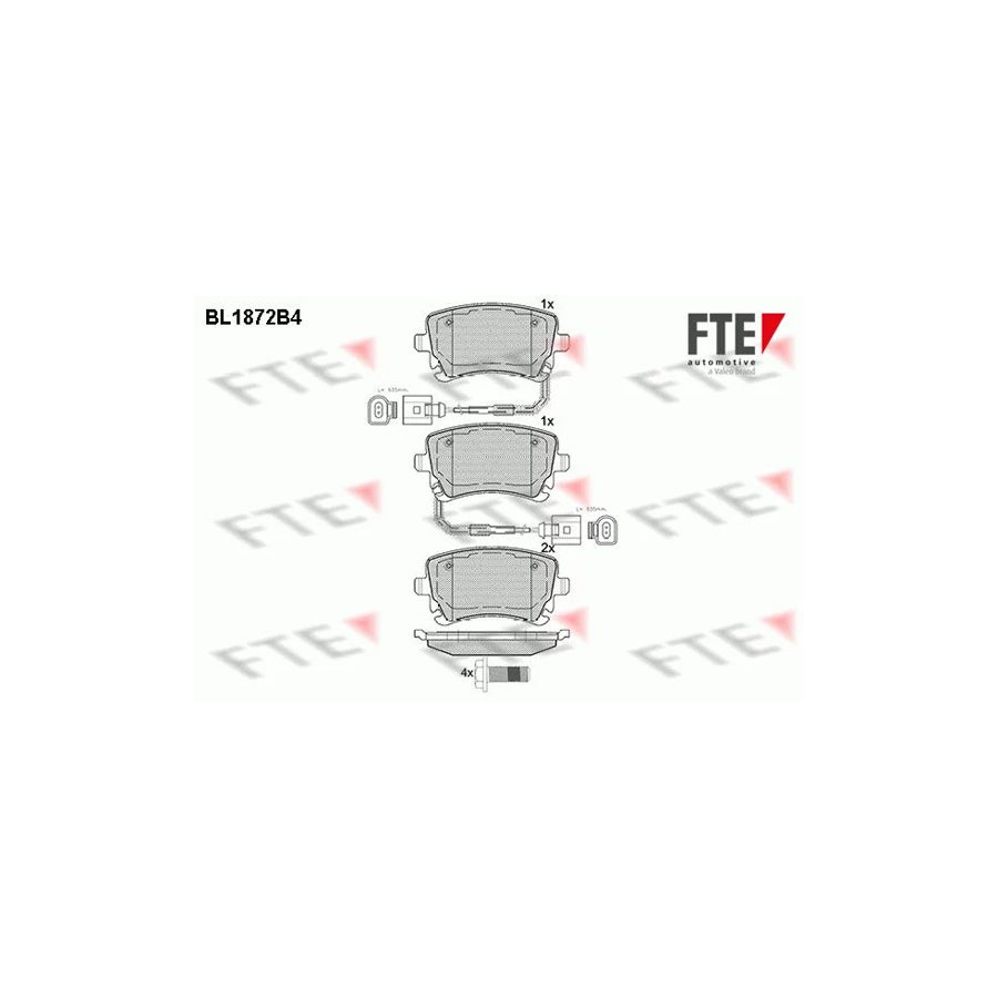 Fte BL1872B4 Brake Pad Set | ML Performance UK Car Parts