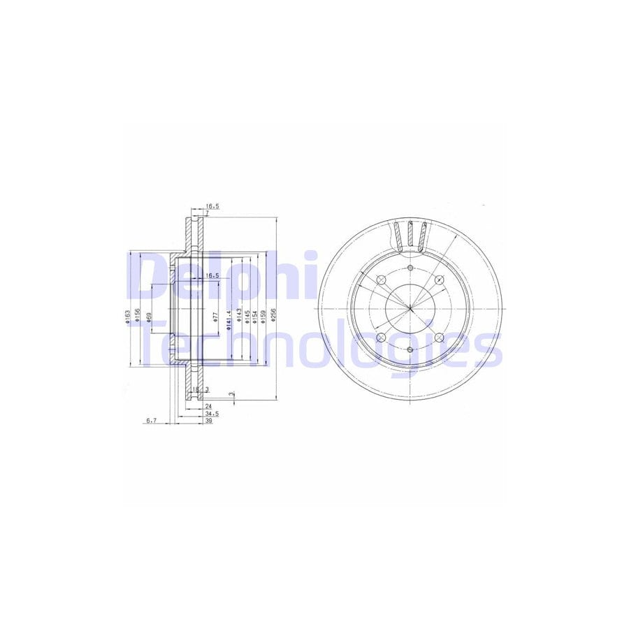 Delphi Bg3202 Brake Disc