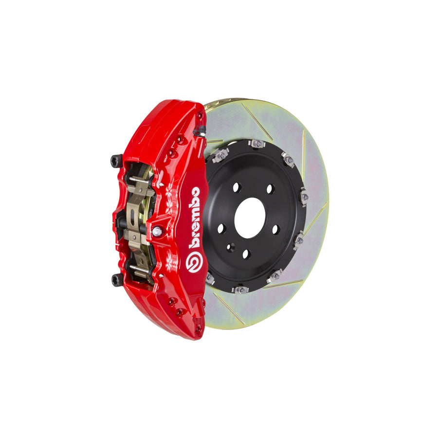 Brembo 1J2.9001A Chevrolet GMC Hummer Front GT 6-Pistons Slotted 2-piece Big Brake Kit (Inc. Avalanche, Sierra, Yukon, H2)