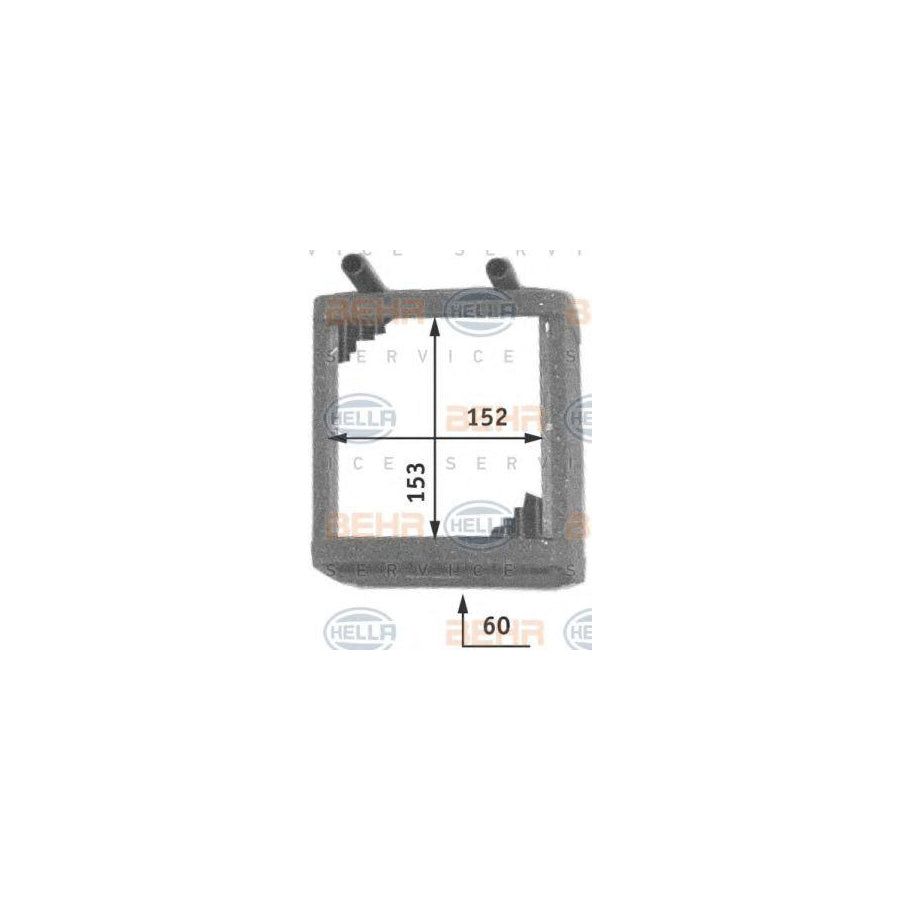 Hella 8FH 351 311-381 Heater Matrix