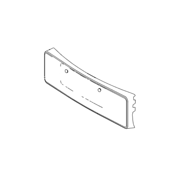 Genuine Lexus 17701-36230 IS Phase 3 Front Number Plate Bracket