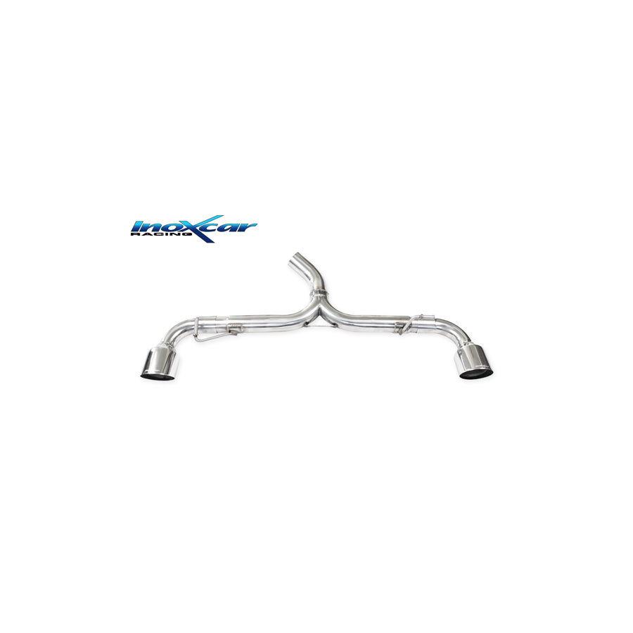 InoXcar TOYA.07.10RA Toyota Yaris Non-Resonated Rear Exhaust | ML Performance UK Car Parts