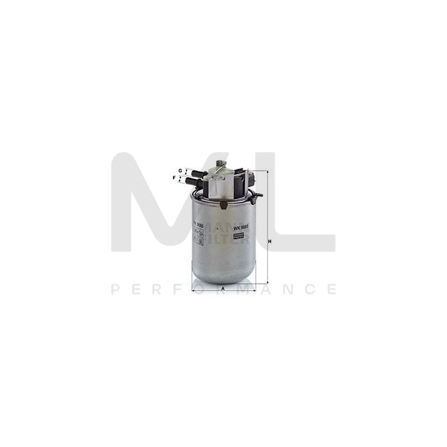 MANN-FILTER WK 9080 Fuel filter In-Line Filter | ML Performance Car Parts