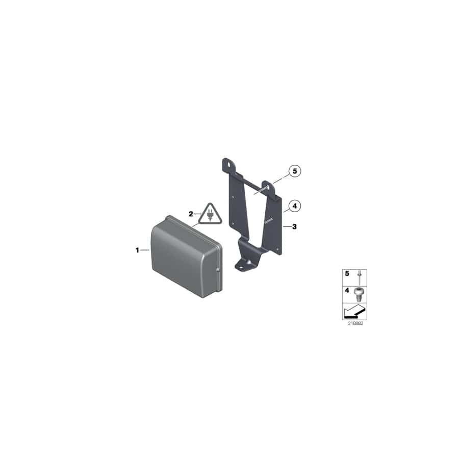 Genuine BMW 66316775361 F10 F11 Bracket F.Sensor (Inc. Hybrid 5, 518d & 528iX) | ML Performance UK Car Parts