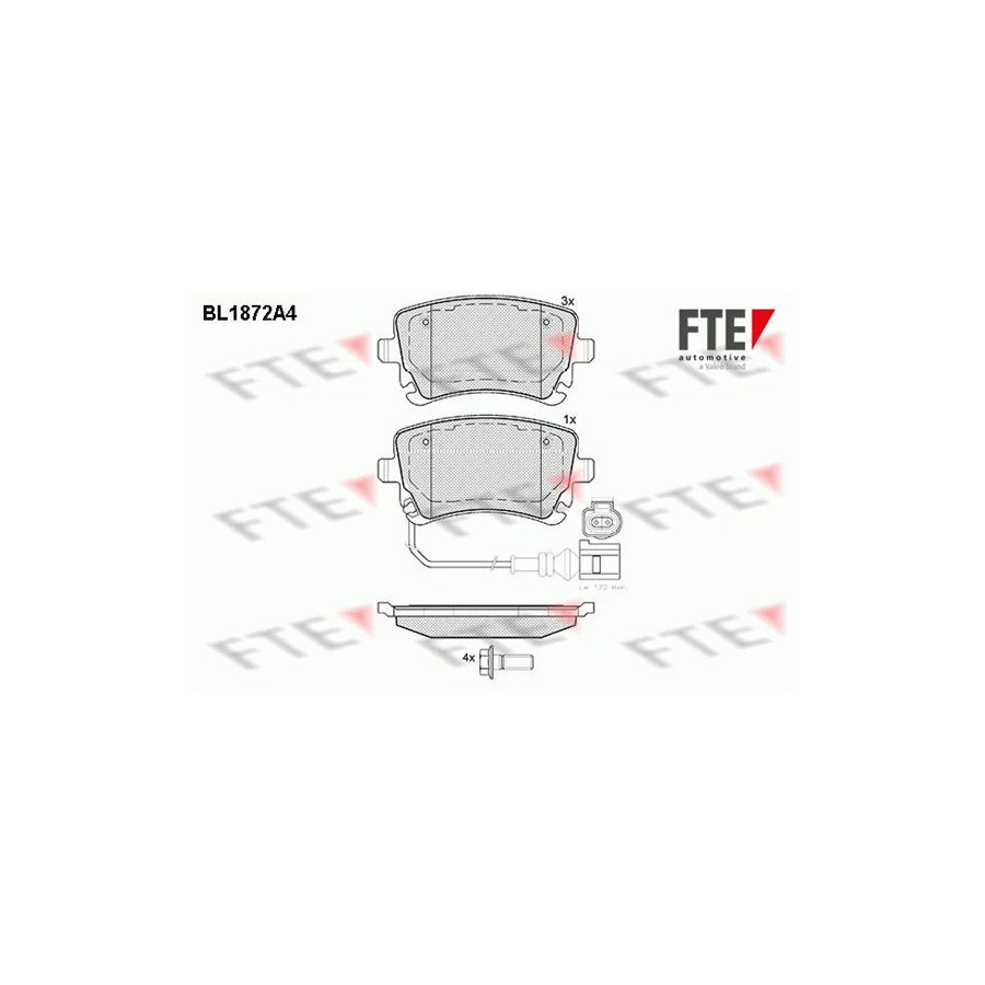 Fte BL1872A4 Brake Pad Set | ML Performance UK Car Parts