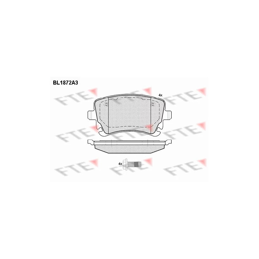 Fte BL1872A3 Brake Pad Set | ML Performance UK Car Parts