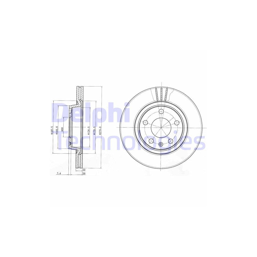 Delphi Bg3198 Brake Disc