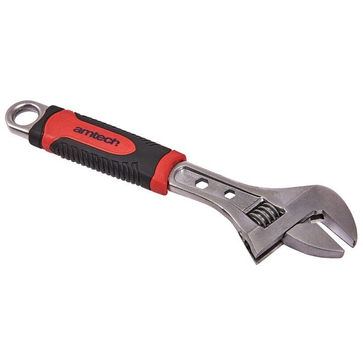 Amtech 10'' Adjustable Wrench Injected Grip | ML Performance DIY & Power Tools