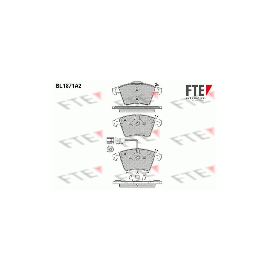 Fte BL1871A2 Brake Pad Set | ML Performance UK Car Parts