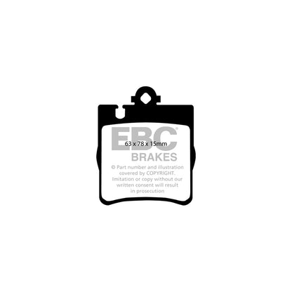 EBC PLK1610 Mercedes-Benz W203 C209 Yellowstuff Pads and Brake Line Performance Pack - ATE Caliper 3 | ML Performance UK Car Parts