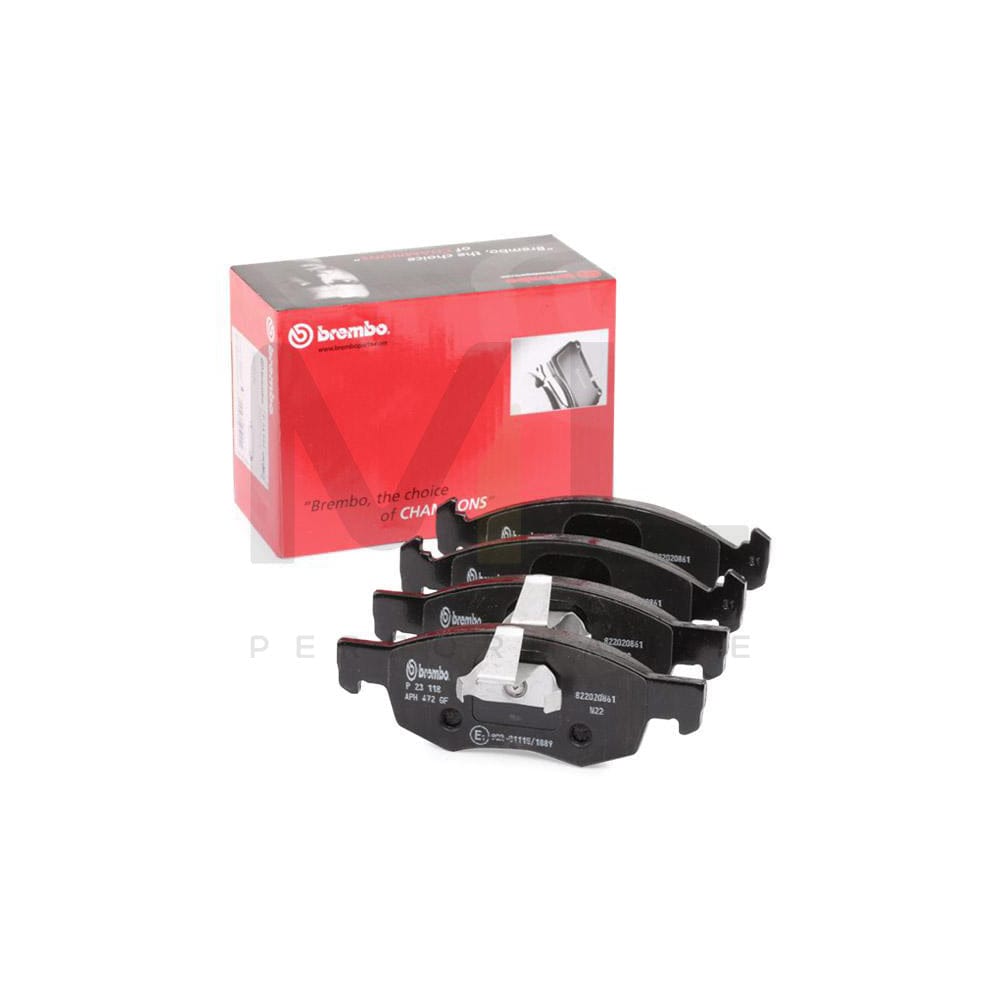 Brembo P 23 118 Brake Pad Set For Fiat Doblo Excl. Wear Warning Contact | ML Performance Car Parts