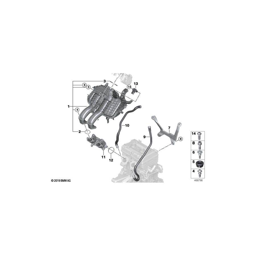 Genuine BMW 11618551168 Damping Element (Inc. i3) | ML Performance UK Car Parts