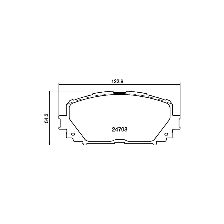 Hella 8FH 351 311-674 Heater Matrix