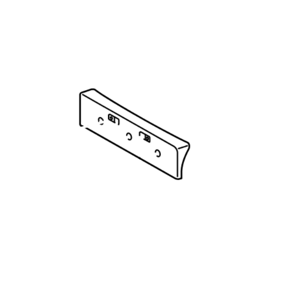 Genuine Lexus 52114-53090 IS-F Number Plate Bracket