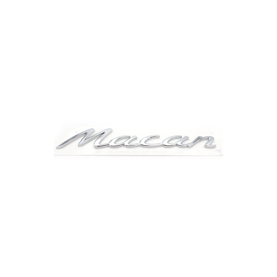 Genuine Porsche Macan - Chrome Rear Badge For Porsche 95B 2 Macan / 95B 3 Macan | ML Performance UK Car Parts