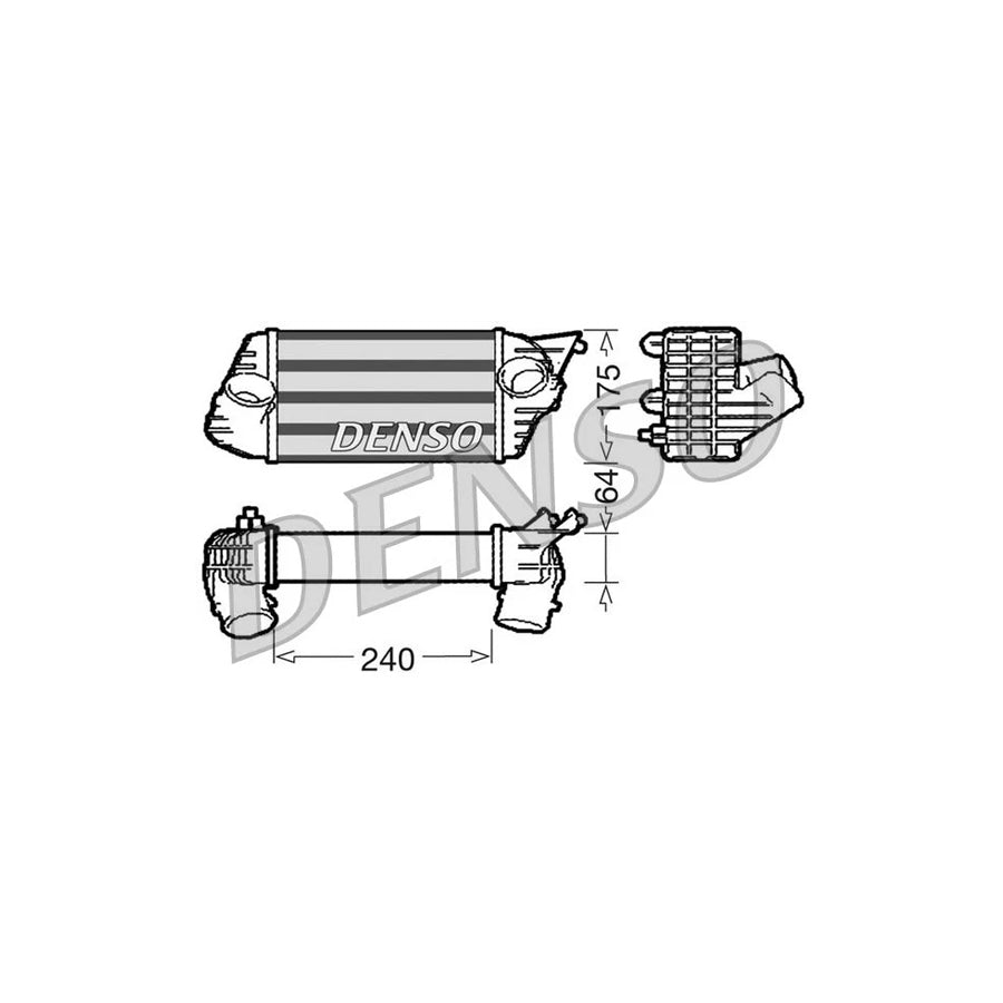 Denso DIT09120 Dit09120 Intercooler For Fiat Stilo | ML Performance UK