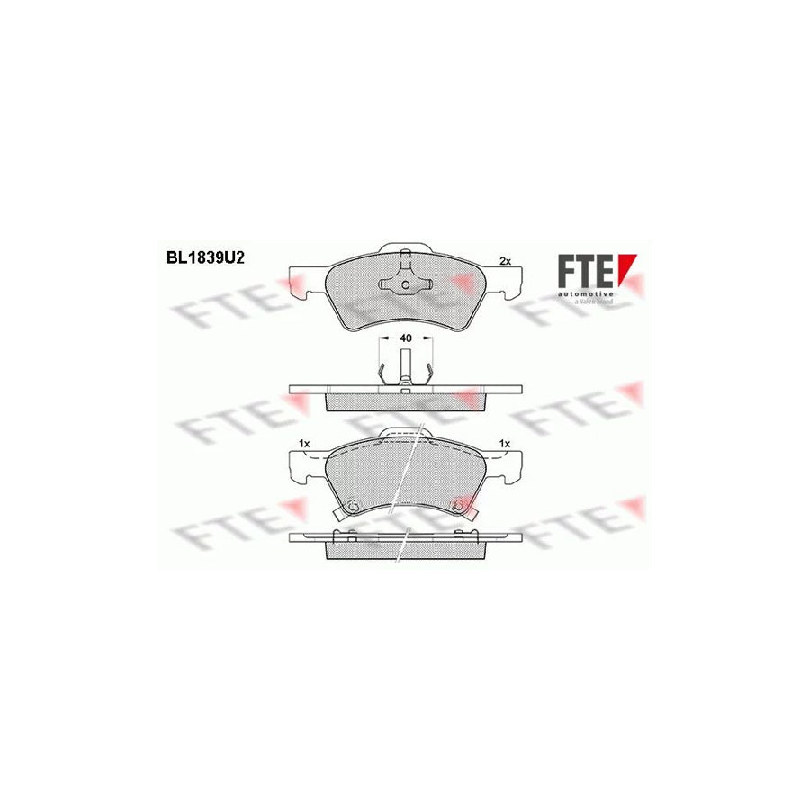 Fte 9010415 Brake Pad Set | ML Performance UK Car Parts