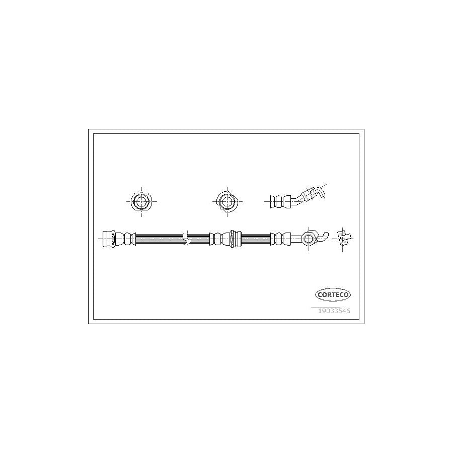 Corteco 19033546 Brake Hose | ML Performance UK