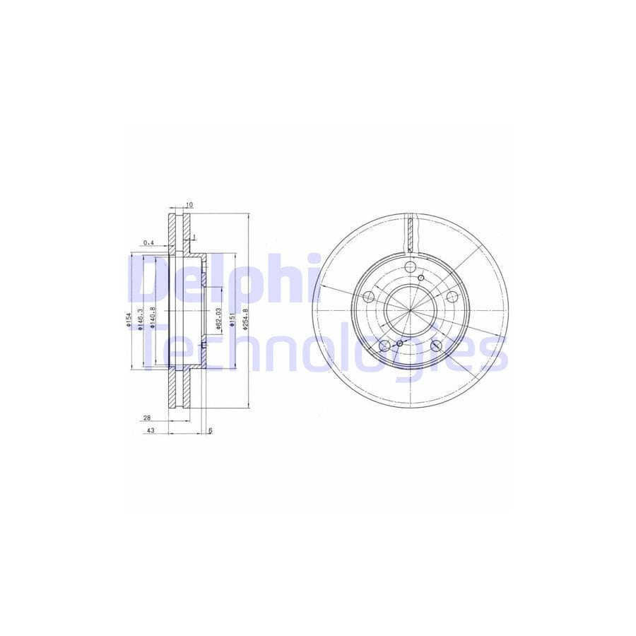 Delphi Bg3177 Brake Disc