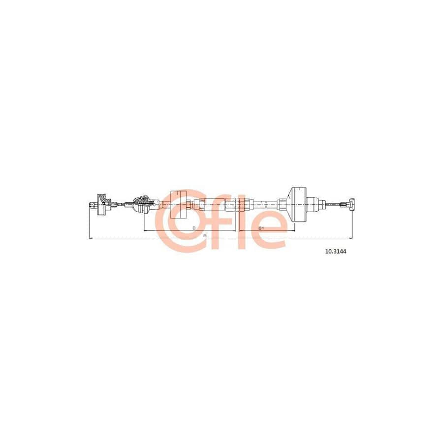 Cofle 92.10.3144 Clutch Cable