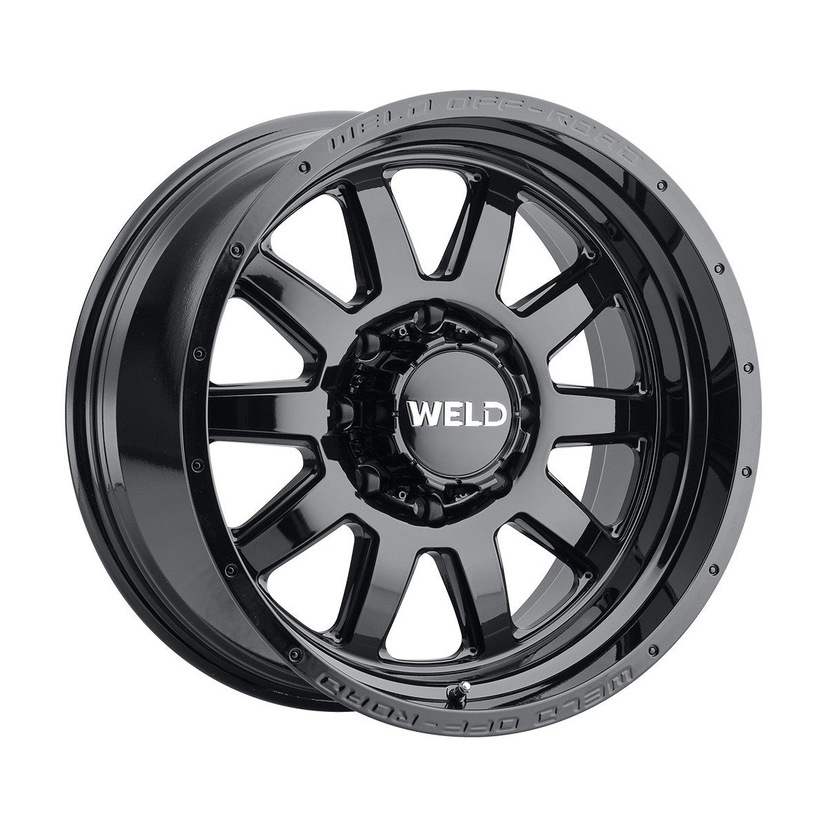 Weld W16800018475 Stealth W168 Wheel 20x10 8x180 ET-18 BS4.75 Gloss Black