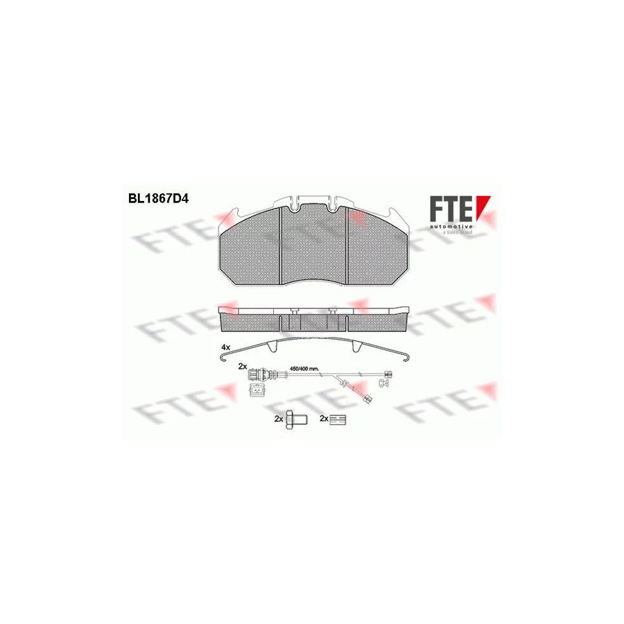 Fte BL1867D4 Brake Pad Set | ML Performance UK Car Parts