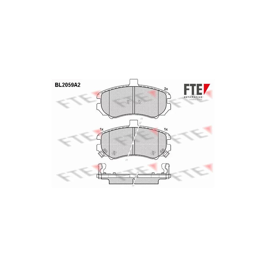 Fte BL2059A2 Brake Pad Set For Hyundai Elantra | ML Performance UK Car Parts